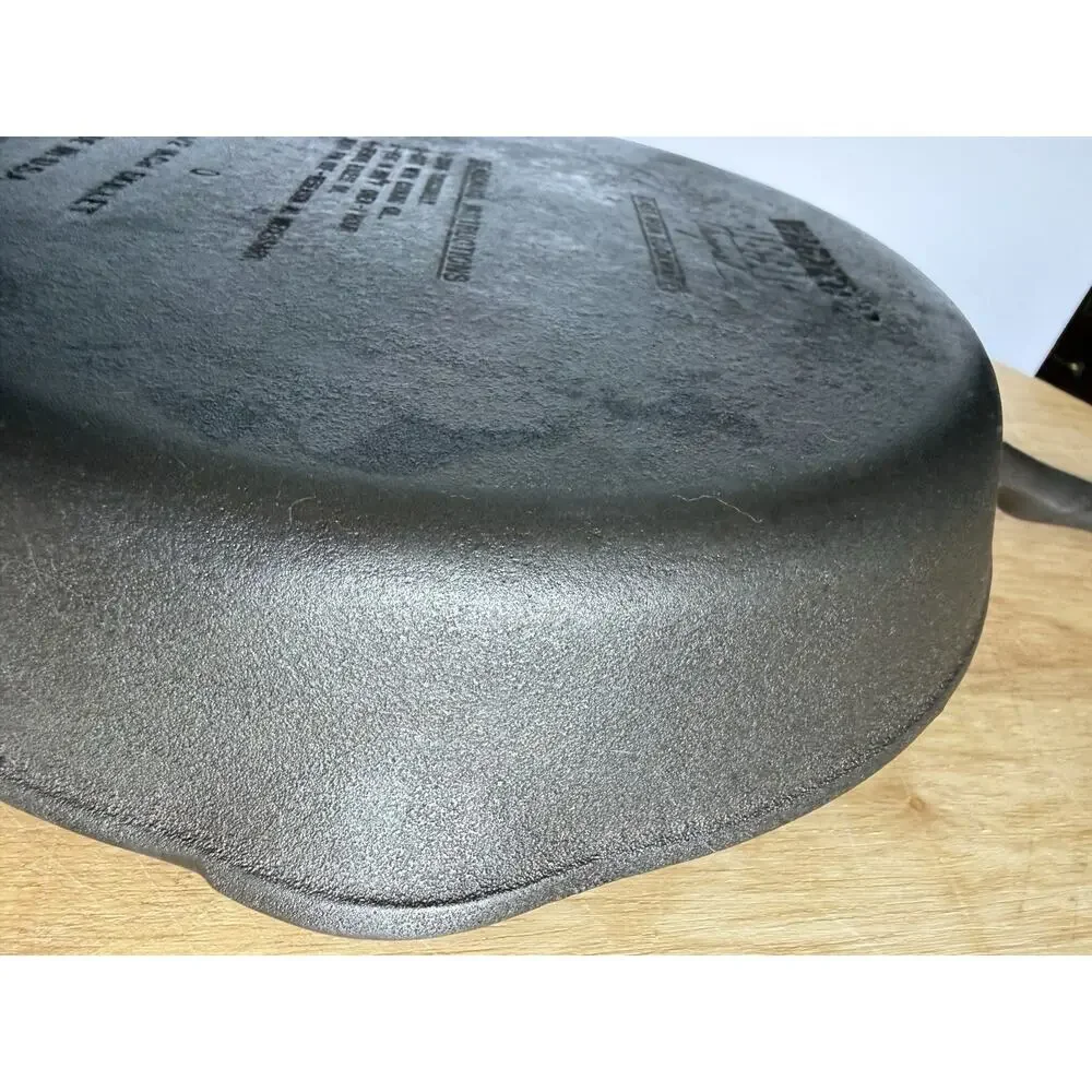 Wagner’s 1891 Original 10.5” Cast Iron Skillet Made in USA No Rock No Spin